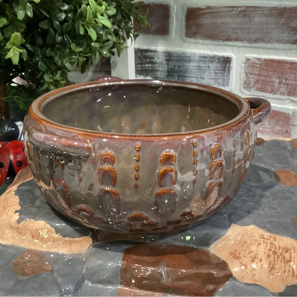 Beautiful, Large & Like New Ceramic Crafted Candle Holder - Planter - Very Nice - Picture 4 of 12